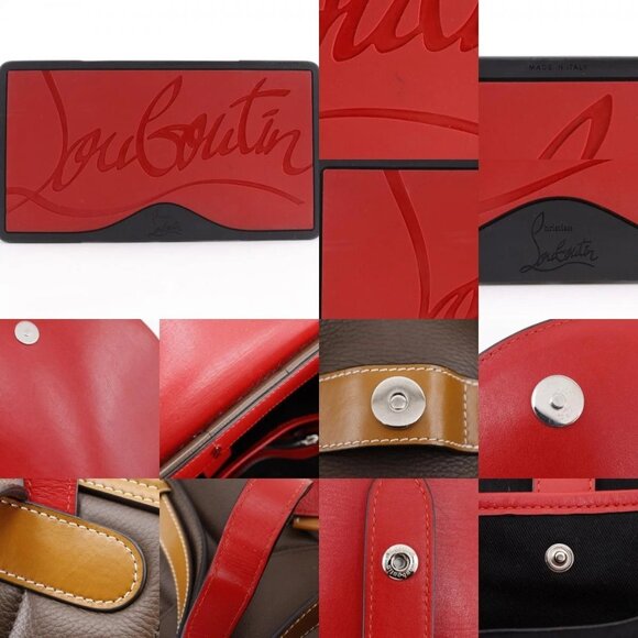 Christian Louboutin explorer funk Backpack Daypack Brown leather/Harako unisex main image 10